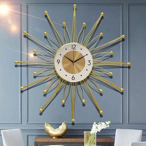Premium Metal <b>Wall</b> <b>Clock</b> Elegant Modern Luxury Decorative Hanging Round <b>Wall</b> <b>Clock</b> - Product Image 6