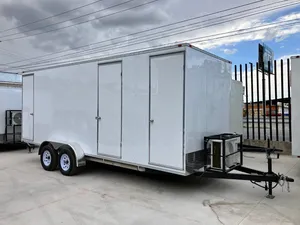 Remolque de Baño Unisex Nuevo de 7x20, 3 Cabinas, Remolque Personalizado, Baño Móvil, ENVÍO GRATUITO A TODOS LOS ESTADOS - Product Image 1