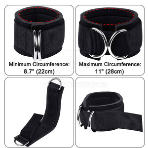 Fitness Padded Gym Wholesale High Quality <b>Ankle</b> Straps Fitness Accessories Adjustable <b>Ankle</b> Straps - Product Image 3