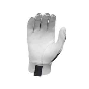 Guante de Bateo de Cuero Blanco Tejido, para Mano Izquierda, Diseño Personalizado, Transpirable, Cierre de Velcro, Unisex, para Adultos, Entrenamiento - Product Image 5