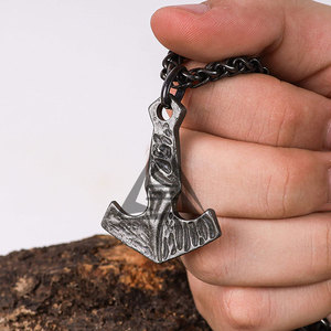 Pendentifs chrétiens classiques en acier Damas inoxydable, faible MOQ, best-seller, matériau durable, couleur/taille personnalisables, marque privée - Product Image 4