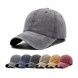 หมวกแก๊ปทรงแด๊ดแคปสีพื้นแบบเรียบ ดีไซน์เองได้ สไตล์วินเทจ - Product Image 1