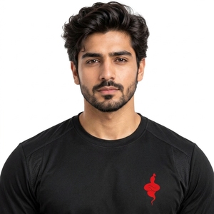 Men <b>T</b> <b>Shirt</b> Featuring Soft Breathable Fabric Short Sleeve Design Comfortable Regular Fit Reinforced <b>Stitching</b> And Lightweight - Product Image 5