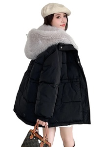 2025แจ็คเก็ตขนเป็ดสีขาวอ่อนของผู้หญิง, แฟชั่นใหม่ระบายอากาศได้ดีกันน้ำเย็นฤดูหนาวผิวแกะแบบพกพา - Product Image 4