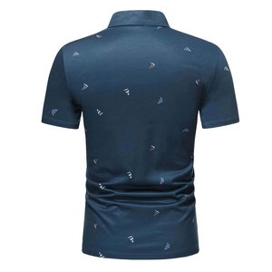 Camiseta de Hombre de Alta Calidad, Diseño Moderno, Estilo Urbano, Corte Ajustado, con Bolsillo, Transpirable, de Algodón y Elastano, Antiarrugas - Product Image 2