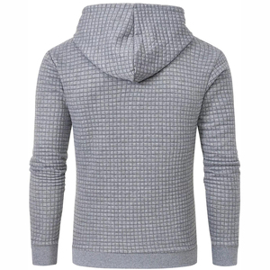 Sudadera con Capucha para Hombre, Diseño Sólido con Logotipo Frontal, Secado Rápido, Transpirable, Ecológica, Informal, 100% Algodón, Alta Calidad, con Bolsillos - Product Image 3