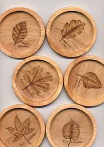 Ensemble de dessous-de-verre en bois de noyer emboîtables, résistants à la chaleur, en forme de puzzle, pour protéger les tasses à café et à thé - Product Image 4
