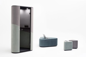 Muebles de Oficina Hana, Cabina Acústica Compacta Bicolor para una Persona - Product Image 3