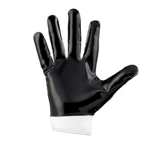Customized Design Non <b>Slip</b> Receiver American Football Gloves Lightweight Breathable Adjustable Wrist Strap <b>Full</b> Finger Gloves - Product Image 5