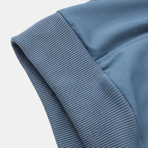 Sudadera Clásica para Hombre, 100% Algodón, Tejido Sólido, Cuello Redondo, Informal, Ligera, Transpirable, Ecológica, Deportiva, para Invierno - Product Image 5