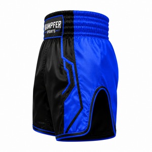 Shorts de combat Muay Thai personnalisés de haute qualité, imprimés, unisexes pour adultes, broderie sur le devant, respirants, séchage rapide, durables - Product Image 4