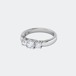 Bague solitaire en diamant rond brillant cultivé en laboratoire 1,00 carat, plaqué or 10 carats, pour bijoux de luxe certifiés pour femmes - Product Image 5