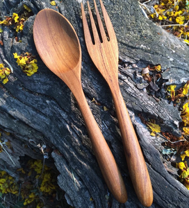 Cuchara y Tenedor de Madera |   Utensilios de Cocina |   Juego de Cuchara y Tenedor |   Cuchara y Tenedor de Madera, Cuchara de Madera - Product Image 1