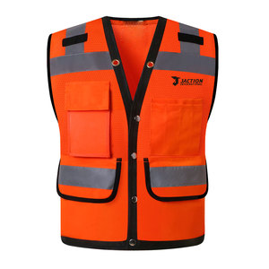 Wholesale Price Factory Supply Safety Vest Custom Made High Quality Safety Vest For Online Sale - Product Image 1