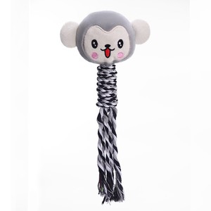 Jouet à mâcher pour chien en coton et peluche, motif animal de dessin animé mignon, haute qualité, résistant aux morsures, interactif - Product Image 6