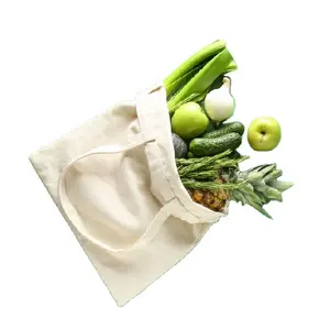 亚麻100% 纯棉定制肩包大容量GOTS认证便携式超市环保布女包