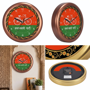 นาฬิกาแขวนผนังธีมการเมืองแบบมินิมอลพร้อมพิมพ์ลายส่วนตัว สำหรับส่งเสริมการขาย ผลิตภัณฑ์สำนักงาน ของตกแต่งองค์กร - Product Image 2