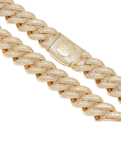Luxury Moissanite Diamond Cuban Link Chain 925 Silver Rhodium Plated Iced Out Hip Hop <b>Statement</b> <b>Necklace</b> Jewelry For Unisex - Product Image 6