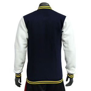 Custom High Quality Spring Varsity <b>Jacket</b> Chenille Embroidery <b>Leather</b> Sleeves Windproof Men Women Work Style New Condition - Product Image 2