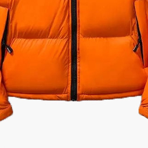 Chaqueta de hombre brillante con capucha, corta, gruesa, de invierno, estilo bomber, acolchada, de fábrica directa. - Product Image 6