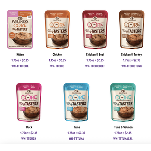 Wellness CORE Wet Food Tiny Tasters (<b>Pate</b>/Minced/Flaked) for <b>Cats</b> WN-TTTUNASAL - Product Image 3