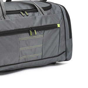 Customized Unisex Gray Oxford Gym <b>Duffel</b> <b>Bag</b> with Soft Handle Large Capacity 40-55L Zipper Closure Casual Sport Travel <b>Bag</b> - Product Image 2