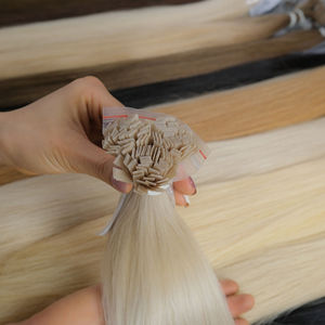 Venta al por mayor 100% Remy Extensiones de cabello humano vietnamita punta plana 100g Sin químicos para todos los colores de tinte Nice Hair Marca de Vietnam - Product Image 5