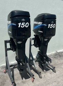 Moteurs hors-bord Optimax 2 temps 150 CV 2002 à arbre de 25 pouces, très demandés, prêts à être expédiés, avec équipements - Product Image 3
