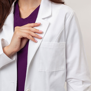 Bata de Laboratorio Médica Profesional de Primera Calidad para Hospitales, Diseño de Uniforme Blanco para Doctores, Bata Blanca para Médicos - Product Image 6