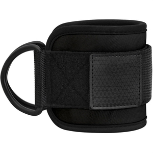 Custom Brand Logo Printed Cowhide Compression <b>Ankle</b> Straps Protection High Quality Gym Equipment for Cable Leather <b>Ankle</b> Strap - Product Image 4