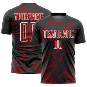 ชุดยูนิฟอร์มฟุตบอลแบบพิมพ์ลาย ระบายอากาศได้ดี น้ำหนักเบา ปรับแต่งได้ ผลิตจากโพลีเอสเตอร์ 100% สำหรับชุดยูนิฟอร์มฟุตบอลแบบสั่งทำล่าสุด - Product Image 2