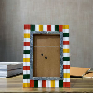 Cadre photo en résine en bois antique moderne fait à la main de haute qualité imprimé UV fabriqué avec la grâce de Dieu à l'étranger - Product Image 5