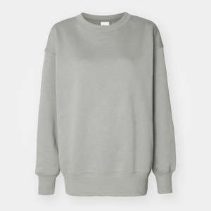 Sweat-shirt à col rond en coton de haute qualité, imprimé surdimensionné, sweat-shirt personnalisé pour femmes, vente en gros - Product Image 1