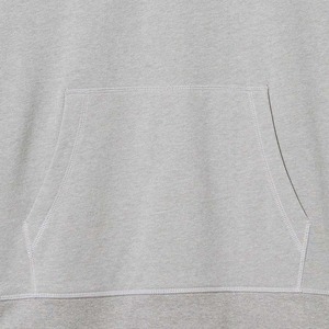 Sudadera con Capucha Gris para Hombre, Corte Regular, Algodón French Terry, Casual, Manga Larga, con Bolsillo, para Otoño - Product Image 3