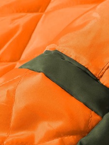 Vêtements pour hommes sur mesure, veste en satin de haute qualité, prix de gros, manteau pour hommes, fermeture éclair décontractée, col rabattu - Product Image 5