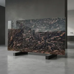 Best Quality Begera Brown Granite Natural <b>Stone</b> Slab Smooth Finish Premium Material for Construction and Interior Decoration - Product Image 2