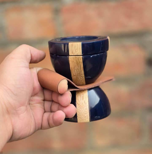 Quemador de incienso Mubkhar de resina epoxi y madera con fragancia de Dubai para Ramadán y Oriente Medio, muy solicitado para decoración del hogar, oficina y comedor. - Product Image 1