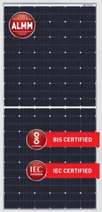 แผงเซลล์แสงอาทิตย์โพลีคาร์บอเนต595W 25V พร้อมเซลล์25เซลล์แบบครึ่งเซลล์ฝาครอบสีดำกันน้ำกรอบแผงโซลาร์เซลล์ - Product Image 3