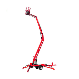 8 M - 20 M Cherry Picker Lift Trailer Mounted Electric Two Wheels <b>Towable</b> Boom Lift for Aerial Working - Product Image 2