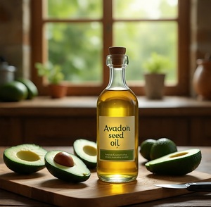 Huile d'avocat biologique HIMVEDA Persea Gratissima pressée à froid 100% pure naturelle, huile végétale pour les soins de la peau et les massages - Product Image 2