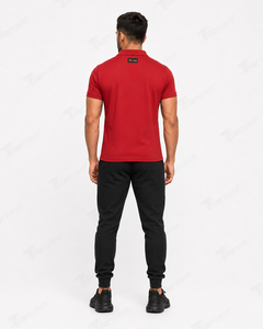 Polo décontracté pour homme, haut de gamme à manches courtes et col, idéal pour les réunions de bureau, le travail en entreprise, les voyages, le golf et les occasions habillées. - Product Image 5