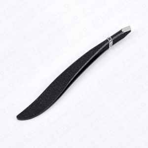 Custom Logo Stainless Steel Slanted Eyebrow Tweezers Anti Static Lightweight Precision Beauty <b>Tool</b> Eco Friendly - Product Image 3