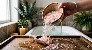 Sal de Baño del Himalaya al Mejor Precio, Hecha en Pakistán, Alta Calidad, 100% Pura, Aroma a Rosas, Envase de Vidrio, Natural - Product Image 2