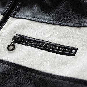 Blouson de moto en cuir véritable pour homme, grande taille, imperméable, respirant, coupe-vent, pour la saison hivernale, vente en gros - Product Image 4