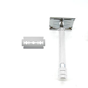 Maquinilla de Afeitar de Doble Filo con Mango de Acero Inoxidable a Precio Económico, de Alta Calidad para Uso Facial y Corporal Masculino, Compatible con EE. UU. ANAAIF ENTERPRISES - Product Image 5