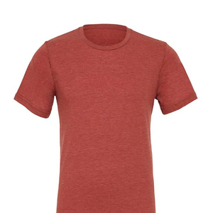 T-shirt CVC Heather personnalisé avec logo, impression DTF DTG, tissu doux en mélange de trois fibres, t-shirt vierge, fournisseur en gros pour les marques de t-shirts américaines - Product Image 1
