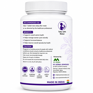 Cápsulas de Hierbas Naturales Silvestres MY CYST CARE 1000mg, Apoyo Ayurvédico para la Salud Reproductiva Femenina, Equilibrio Hormonal, Bienestar Ovárico - Product Image 3