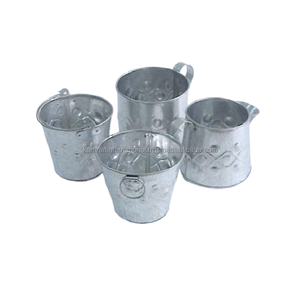 Macetas de diseño de flores de decoración de Metal de la mejor calidad, Juego de 4 piezas para restaurante, jardín, accesorios decorativos para macetas florales - Product Image 1