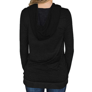 Sudadera con Capucha para Mujer, Talla Grande, Invierno-Primavera, con Logotipo de Marca Personalizado, Manga Larga, Estampada, para Exteriores - Product Image 6