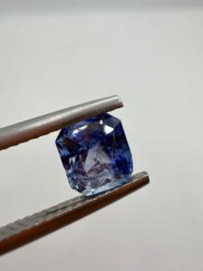 Zafiro Azul Natural con Corte Asscher y Fuego Azul para Anillos, Proveniente de Sri Lanka - Product Image 5